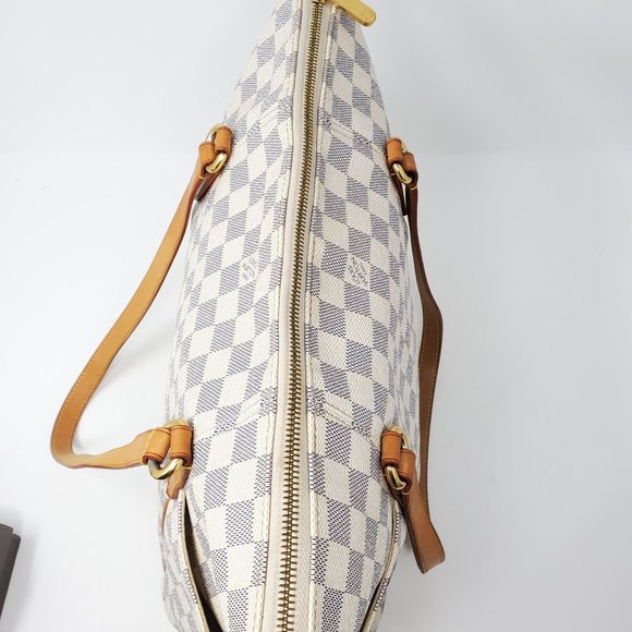Auth Louis Vuitton Totally MM Damier Azur Tote Bag - Picture 7 of 16